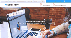 Desktop Screenshot of businesspronto.biz